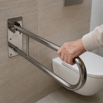REA Sklopné koupelnové madlo Chrome REA-89056
