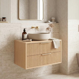 REA Mono Koupelnová skříňka pod umyvadlo 80cm Beige REA-M0409