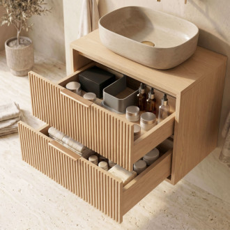 REA Mono Koupelnová skříňka pod umyvadlo 80cm Beige REA-M0409