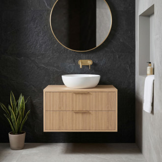 REA Mono Koupelnová skříňka pod umyvadlo 80cm Beige REA-M0409