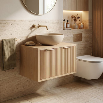 REA Core Kúpeľňová skrinka pod umývadlo 60cm Beige REA-M0406