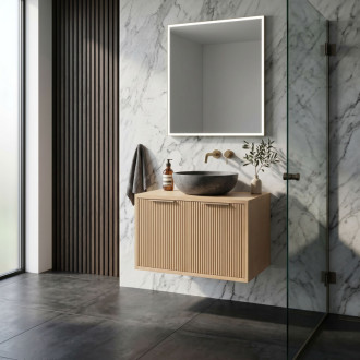 REA Core Koupelnová skříňka pod umyvadlo 60cm Beige REA-M0406