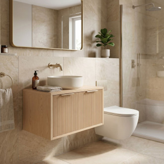 REA Core Koupelnová skříňka pod umyvadlo 60cm Beige REA-M0406