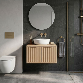 REA Core Koupelnová skříňka pod umyvadlo 60cm Beige REA-M0406
