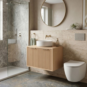 REA Core Koupelnová skříňka pod umyvadlo 60cm Beige REA-M0406