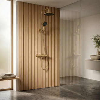REA Sprchový set Rea Avanti Brush Gold REA-P8920