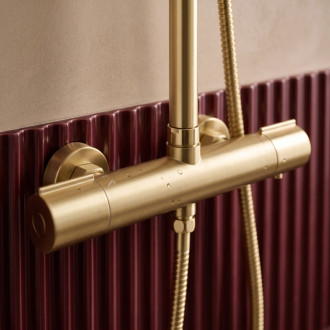 REA Sprchový set Rea Avanti Brush Gold REA-P8920