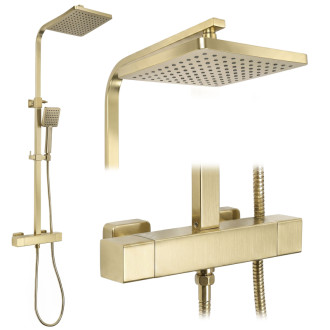 REA Sprchový set Rea Atrium Brush Gold REA-P8922