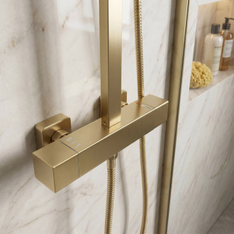 REA Sprchový set Rea Atrium Brush Gold REA-P8922