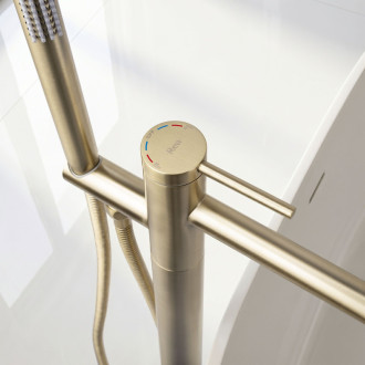 REA Volně stojící baterie Rea Clif Brush Gold REA-B7502
