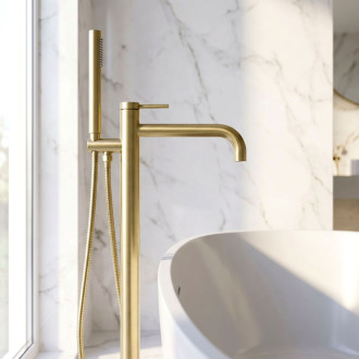 REA Volně stojící baterie Rea Clif Brush Gold REA-B7502