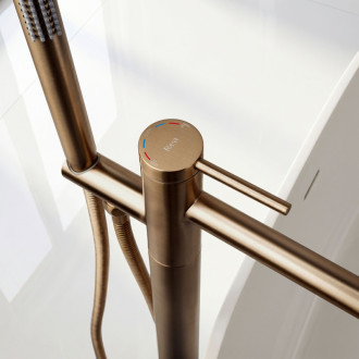 REA Volně stojící baterie Rea Clif Brush Copper REA-B7504