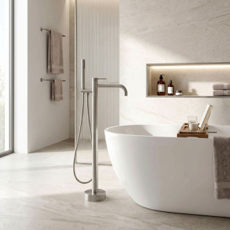 REA Volně stojící baterie Rea Clif Brush Nickel REA-B7500