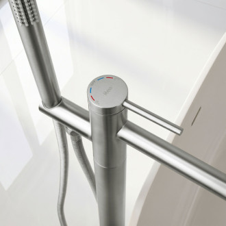 REA Volně stojící baterie Rea Clif Brush Nickel REA-B7500