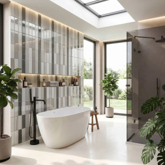 REA Volně stojící baterie Rea Clif Black REA-B7501