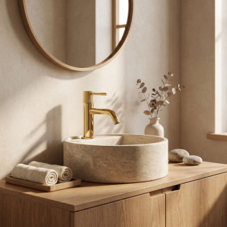 REA Umyvadlová baterie Rea Venti Gold Low REA-B9788