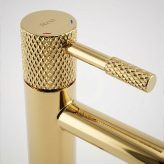 REA Umyvadlová baterie Rea Venti Gold Low REA-B9788