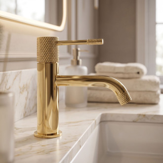 REA Umyvadlová baterie Rea Venti Gold Low REA-B9788