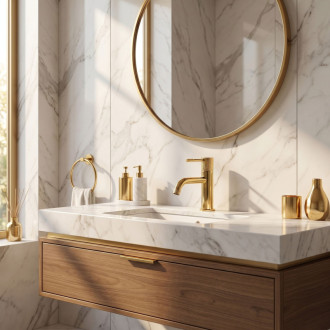 REA Umyvadlová baterie Rea Venti Gold Low REA-B9788