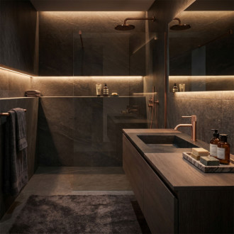 REA Umyvadlová baterie Rea Venti Brush Copper Low REA-B9786