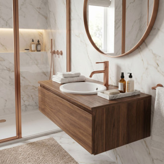 REA Umyvadlová baterie Rea Venti Brush Copper Low REA-B9786