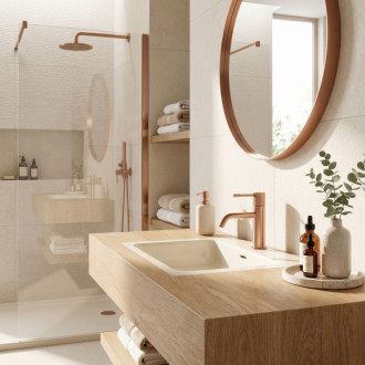 REA Umyvadlová baterie Rea Venti Brush Copper Low REA-B9786
