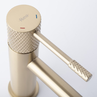 REA Umyvadlová baterie Rea Venti Brush Gold vysoká REA-B9784