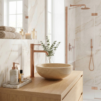 REA Umyvadlová baterie Rea Venti Brush Copper vysoká REA-B9783