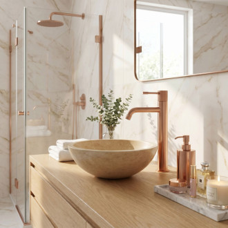 REA Umyvadlová baterie Rea Venti Brush Copper vysoká REA-B9783