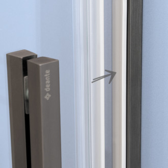 Deante MAGNETIC profil pre PRIZMA Walk-In, titán KTJ_D00X