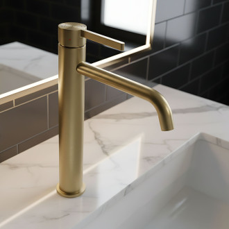 REA Umývadlová batéria REA Foster Brush Gold High REA-B6441