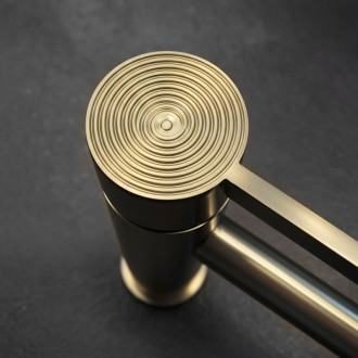 REA Umývadlová batéria REA Foster Nickel Gold Low REA-B6444