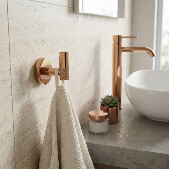 REA Modern Kúpeľňový vešiak 6606 Copper REA-98042