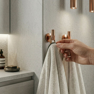 REA Modern Kúpeľňový vešiak 6606 Copper REA-98042