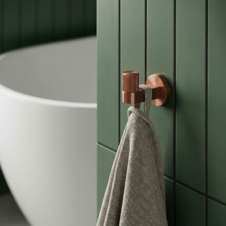REA ORI Kúpeľňový háčik 39104 Brush Copper REA-98062