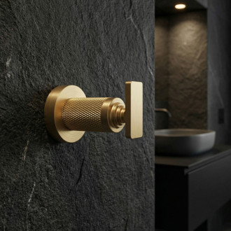 REA Rivo Kúpeľňový háčik 81304 Brush Gold REA-98058