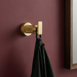 REA Rivo Kúpeľňový háčik 81304 Brush Gold REA-98058
