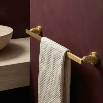 REA Rivo Kúpeľňový vešiak 81301 Brush Gold REA-98057