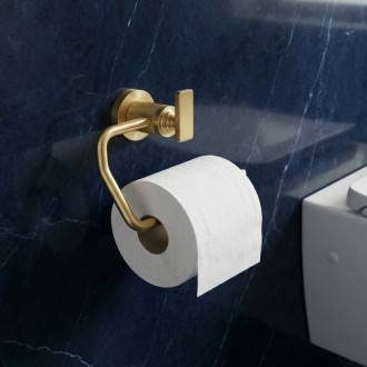 REA Rivo Držiak na toaletný papier 81305 Brush Gold REA-98059