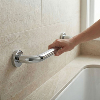 REA Rovné kúpeľňové madlo Chrome 40cm REA-98056