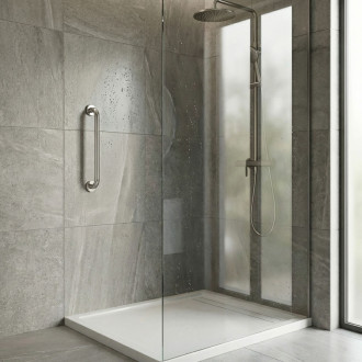 REA Rovné kúpeľňové madlo Chrome 40cm REA-98056