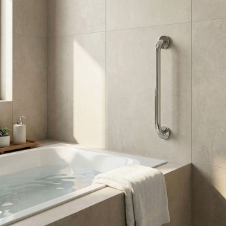 REA Rovné kúpeľňové madlo Chrome 40cm REA-98056