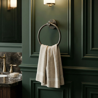 REA Rivo Kúpeľňový vešiak Ring 81307 Brush Gold REA-98046