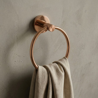 REA Rivo Kúpeľňový vešiak Ring 81307 Brush Copper REA-98047