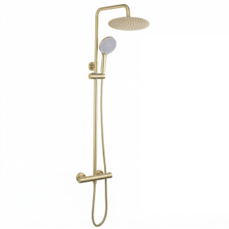 REA Sprchová sada bez výtoku s termostatom Rea Lungo Gold Brush REA-P6730