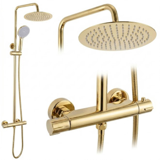 REA Sprchová sada bez výtoku s termostatom Rea Lungo Gold REA-P6732
