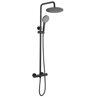 REA Sprchová sada bez výtoku s termostatom Rea Lungo Black REA-P6733