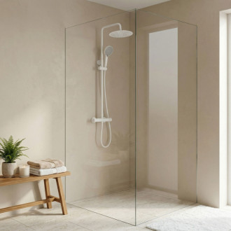 REA Sprchová sada bez výtoku s termostatom Rea Lungo White REA-P6731