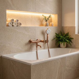 REA Vaňová batéria Rea Clif Brushed Copper REA-B4323