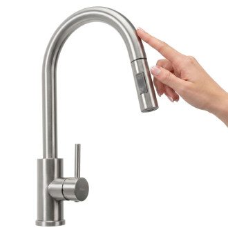 REA Fresh Touch Kuchynská batéria Brush Nickel REA-B6735